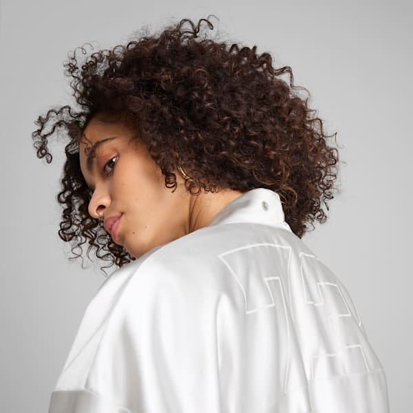 Jer-She Baseball-Inspired Women's Oversized Jersey, Feather Gray, extralarge-IND
