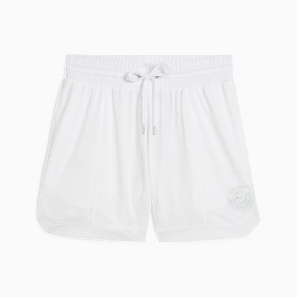 Shorts de básquet Jer-She para mujer, PUMA White, extralarge