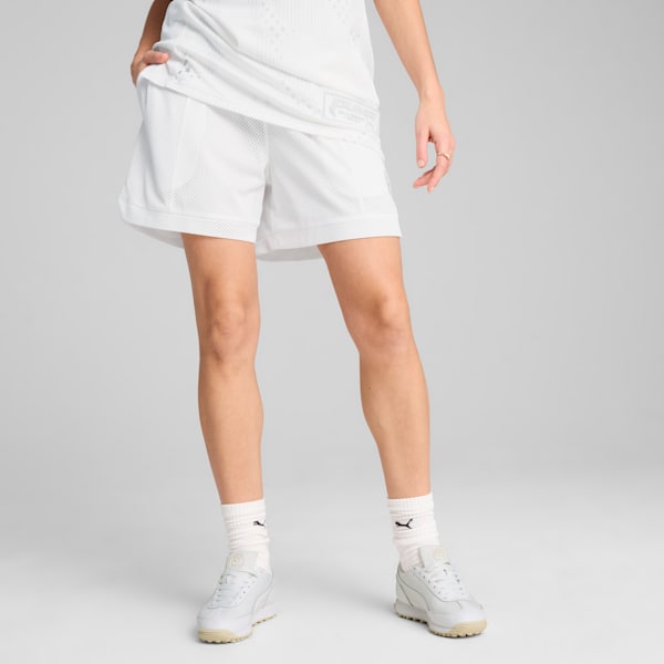Shorts de básquetbol para mujer Jer-SHE, PUMA White, extralarge