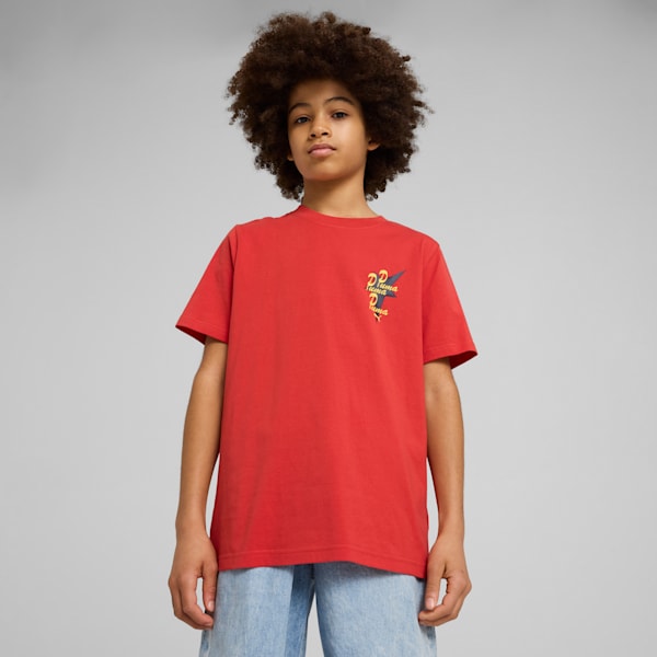 Playera para niños grandes ROAD TO UNITY, Red Fire, extralarge