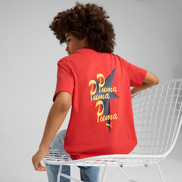 Playera para niños grandes ROAD TO UNITY, Red Fire, extralarge