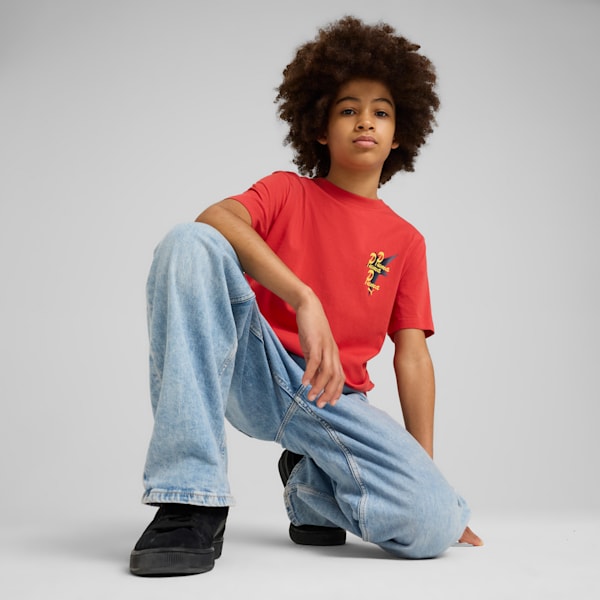 Playera para niños grandes ROAD TO UNITY, Red Fire, extralarge