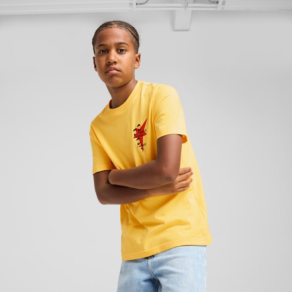 Road To Unity Graphic Youth Tee, Sunny Yellow, extralarge-IND