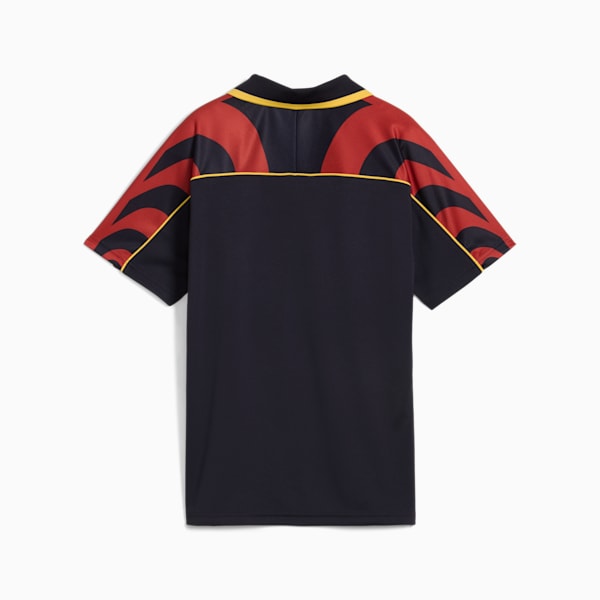 Playera de fútbol holgada Road To Unity para adolescentes, New Navy, extralarge