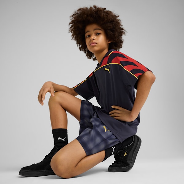 ROAD TO UNITY Big Kids' Relaxed Shorts, New Navy-AOP, extralarge