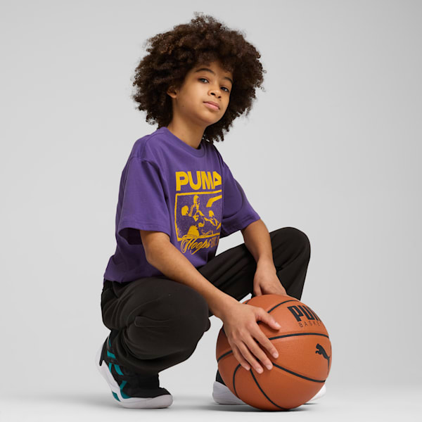 Camiseta para niños grandes Rival Rage I, Team Violet, extralarge
