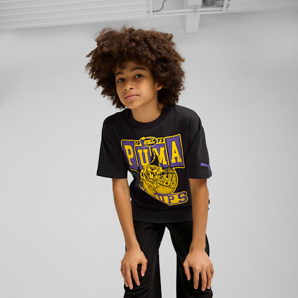 Rival Rage Big Kids' Tee II, PUMA Black, extralarge