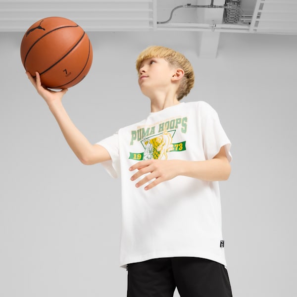 Rival Rage Big Kids' Tee III, PUMA White, extralarge
