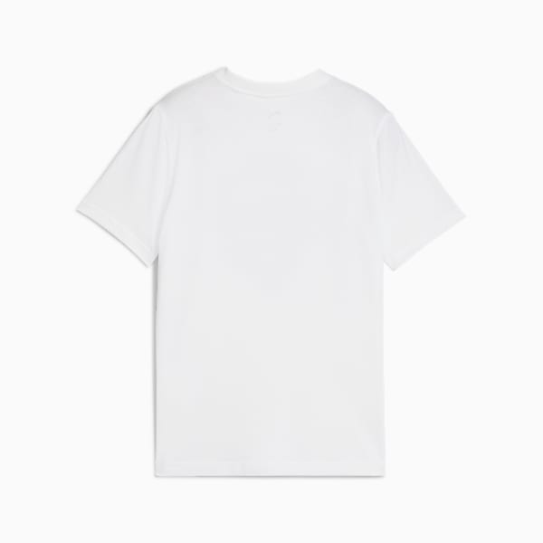 Posterize Basketball Big Kids' Tee I, PUMA White, extralarge