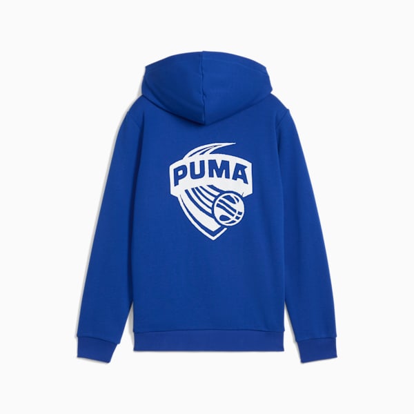Posterize Basketball Big Kids' Hoodie, Vivid Blue, extralarge