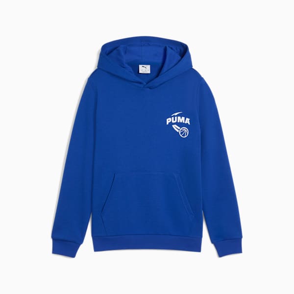 Posterize Basketball Big Kids' Hoodie, Vivid Blue, extralarge
