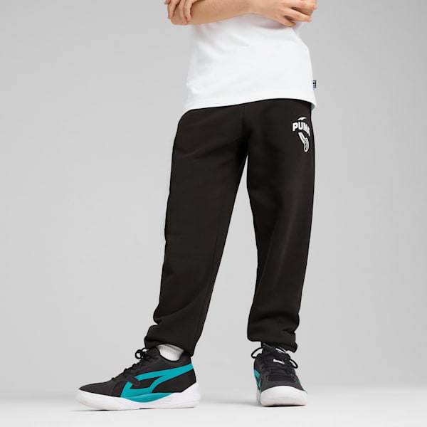 Posterize Basketball Big Kids' Sweatpants, PUMA Black, extralarge