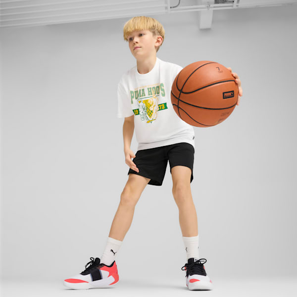 Posterize Basketball Big Kids' Shorts, PUMA Black, extralarge