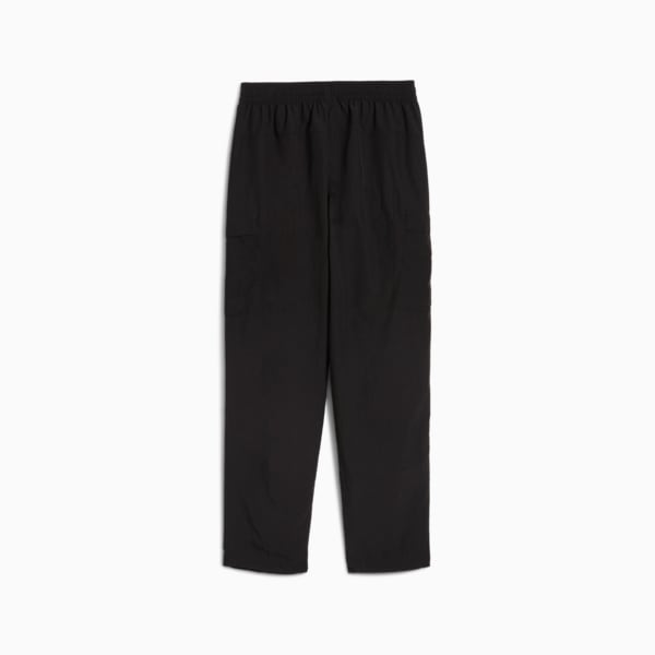 Pantalones cargo holgados WARDROBE Essentials para adolescentes, PUMA Black, extralarge