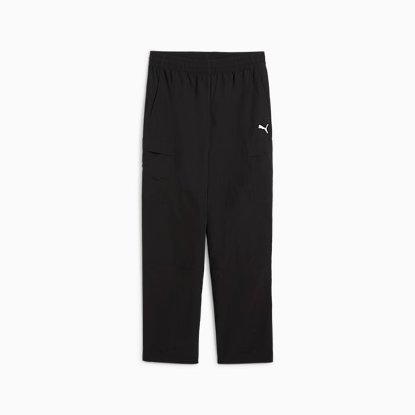 Pantalones cargo holgados WARDROBE Essentials para adolescentes, PUMA Black, extralarge