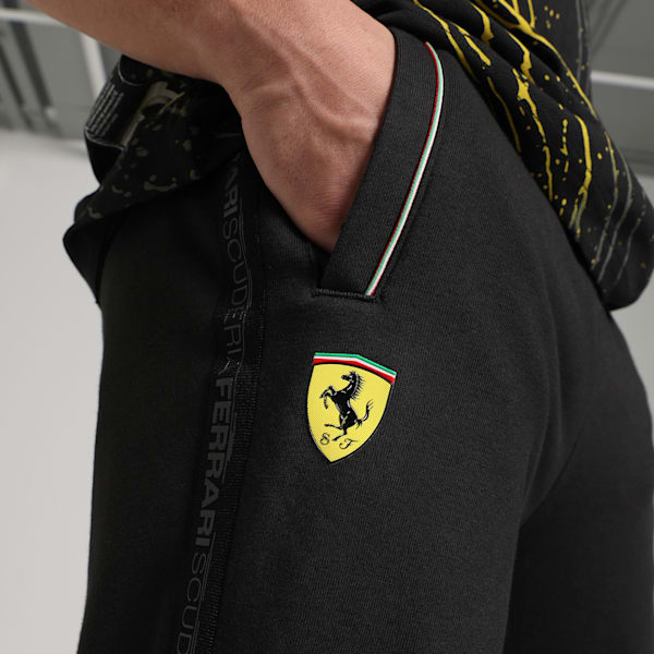 Scuderia Ferrari Race Men's Slim Fit Motorsport Pants, PUMA Black, extralarge-IND