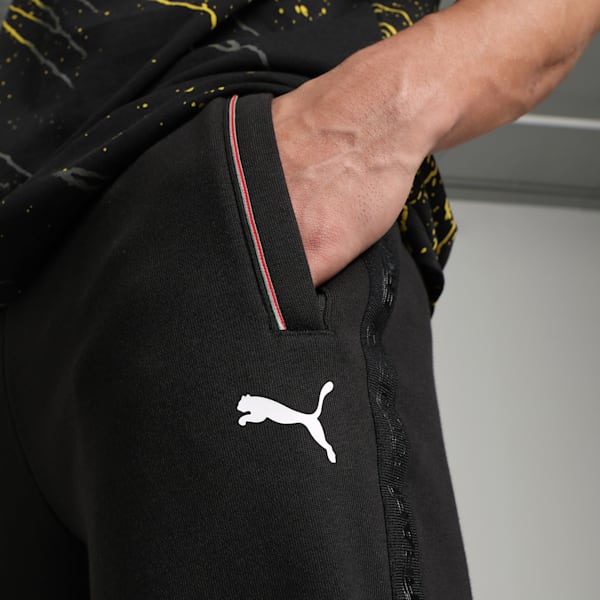 Scuderia Ferrari Race Men's Slim Fit Motorsport Pants, PUMA Black, extralarge-IND