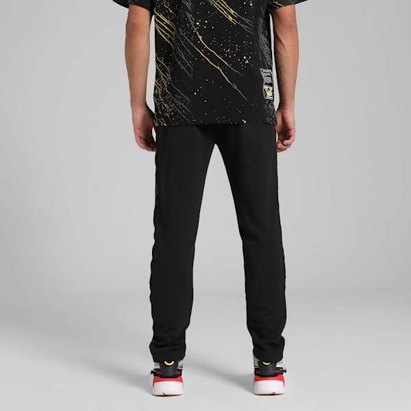 Scuderia Ferrari Race Men's Slim Fit Motorsport Pants, PUMA Black, extralarge-IND
