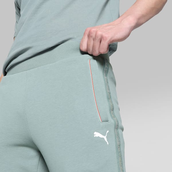 Scuderia Ferrari Race Men's Slim Fit Motorsport Pants, Green Moon, extralarge-IND
