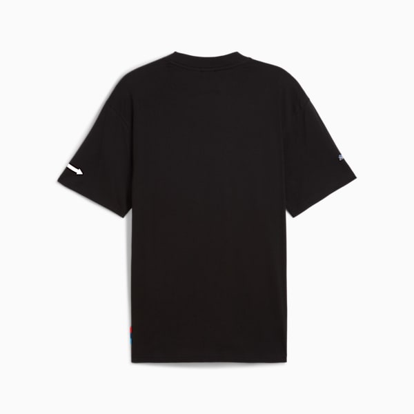 Camiseta con insignia de BMW M Motorsport para hombre, PUMA Black, extralarge