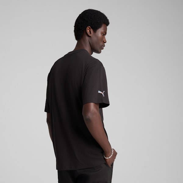 BMW M Motorsport Badge Men's Tee, PUMA Black, extralarge