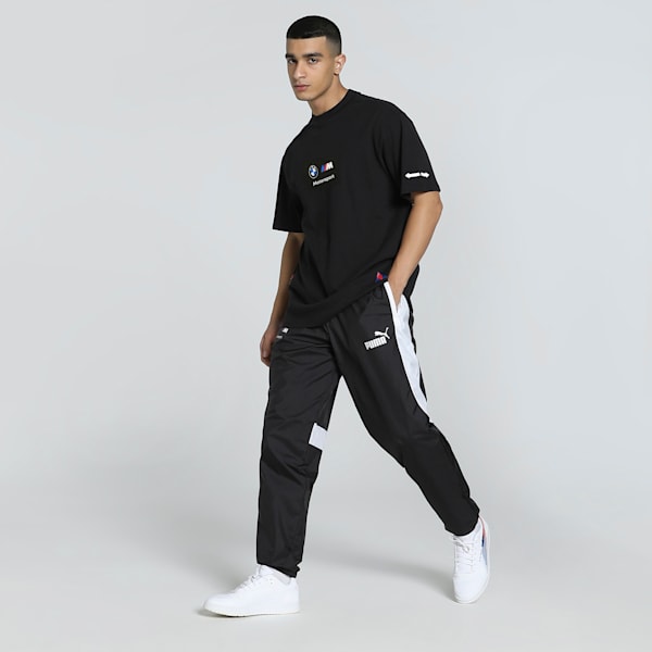 BMW M Motorsport Men's Badge Tee, PUMA Black, extralarge-IND