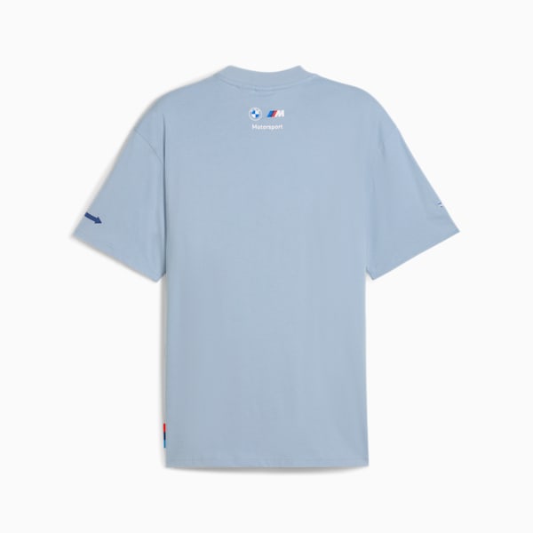 BMW M Motorsport Badge Men's Tee, Blue Wash, extralarge