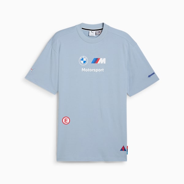BMW M Motorsport Badge Men's Tee, Blue Wash, extralarge