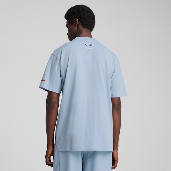 Camiseta con insignia de BMW M Motorsport para hombre, Blue Wash, extralarge