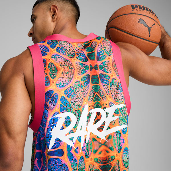 Team Melo Basketball Jersey Men, PUMA Pink, extralarge
