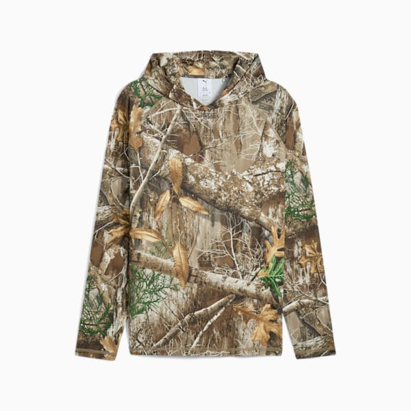 メンズ ゴルフ PUMA x REALTREE カモ フーディ, Deep Forest, extralarge-JPN