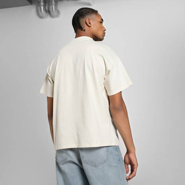 Dunked In Florals Men's Basketball Tee, Alpine Snow, extralarge-IND