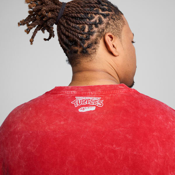 Playera PUMA HOOPS x TORTUGAS NINJA I para hombre, For All Time Red, extralarge