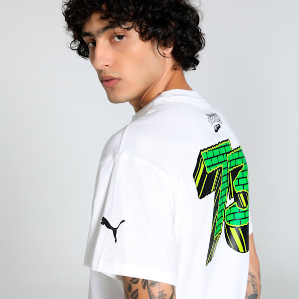 PUMA HOOPS x TMNT Men's Basketball Tee&nbsp;, PUMA White, extralarge-IND