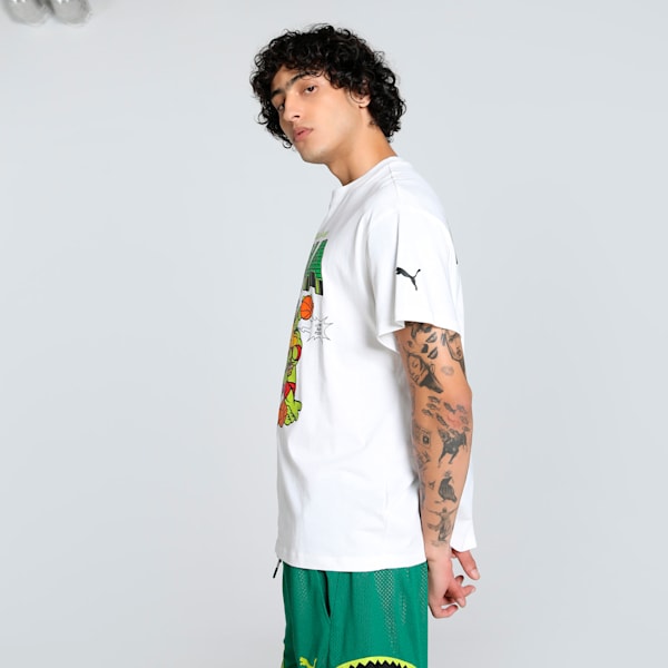 PUMA HOOPS x TMNT Men's Basketball Tee&nbsp;, PUMA White, extralarge-IND