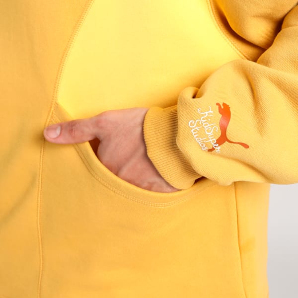 PUMA x KIDSUPER Progressive Men's Oversized Hoodie, Archive Gold, extralarge-IND
