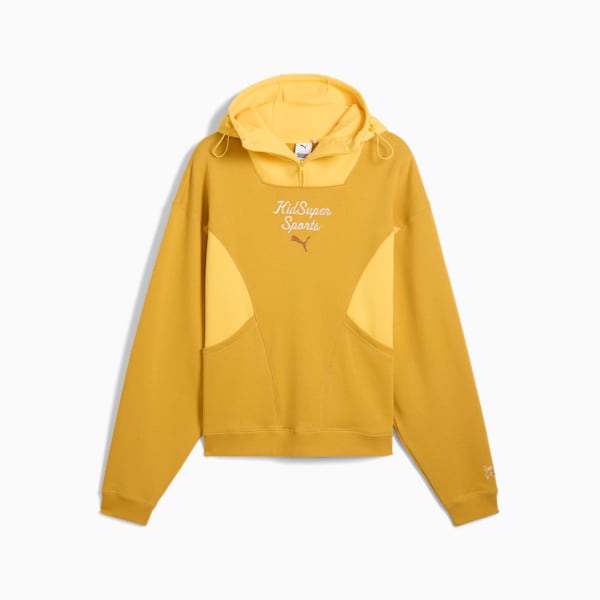 Sudadera PUMA x KIDSUPER Progressive para hombre, Archive Gold, extralarge