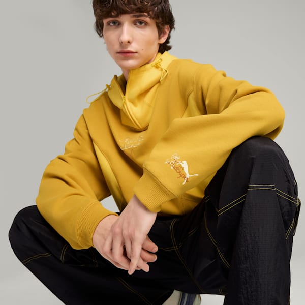 Sudadera PUMA x KIDSUPER Progressive para hombre, Archive Gold, extralarge