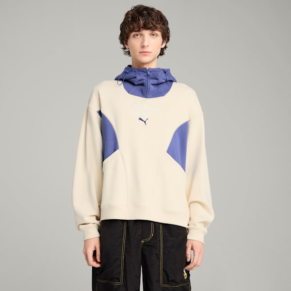 PUMA x KIDSUPER Progressive Men's Oversized Hoodie, Alpine Snow, extralarge-IND