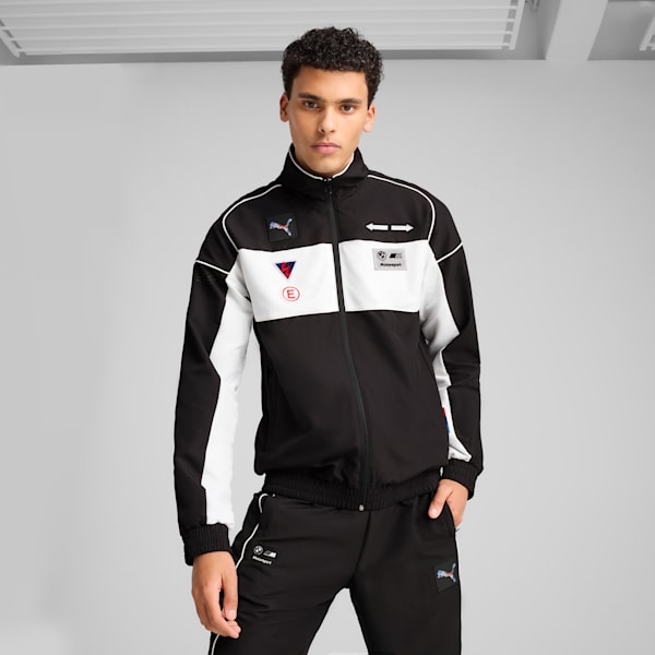 BMW M Motorsport SDS 2.0 Badge Men's Relaxed Fit Jacket, PUMA Black, extralarge-IND