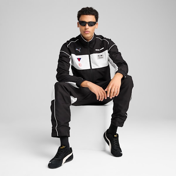 BMW M Motorsport SDS 2.0 Badge Men's Relaxed Fit Jacket, PUMA Black, extralarge-IND