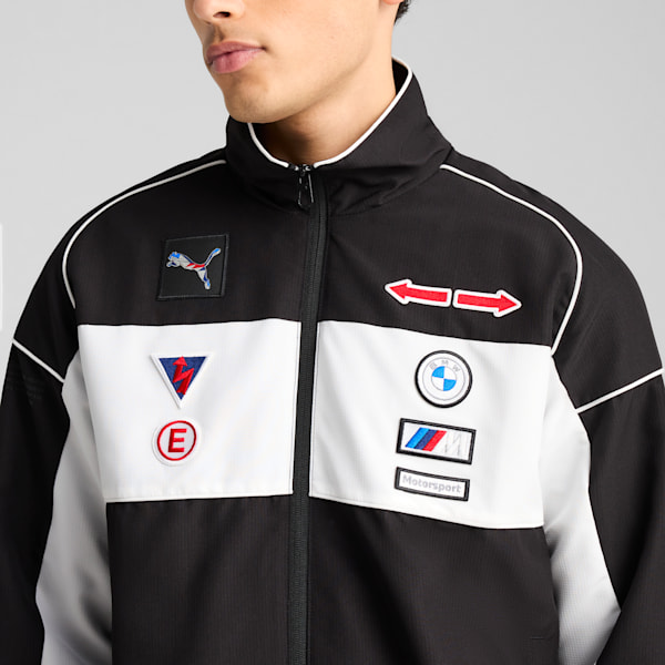 BMW M Motorsport SDS 2.0 Badge Men's Relaxed Fit Jacket, PUMA Black, extralarge-IND