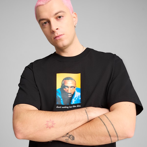 メンズ グラフィックス フォト 半袖 Tシャツ, PUMA Black, extralarge-JPN