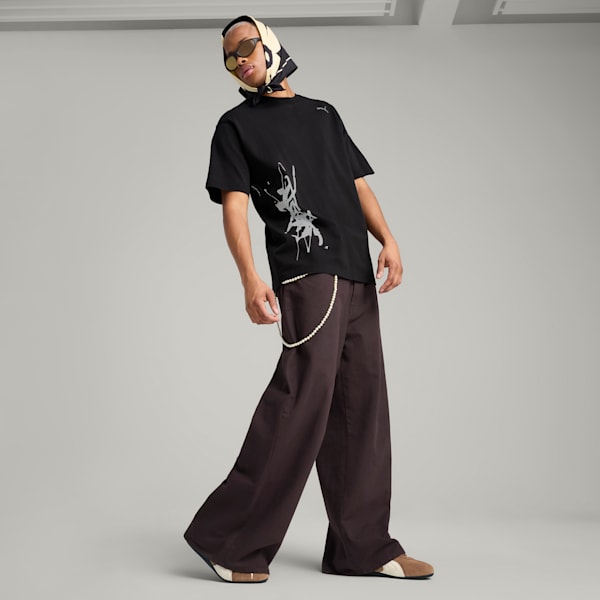 PUMA x NACHO Men's Relaxed Fit Tee, PUMA Black, extralarge-IND