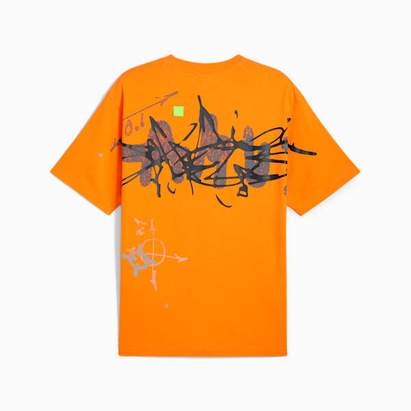 PUMA x NACHO Men's Relaxed Fit Tee, Orange Glo, extralarge-IND