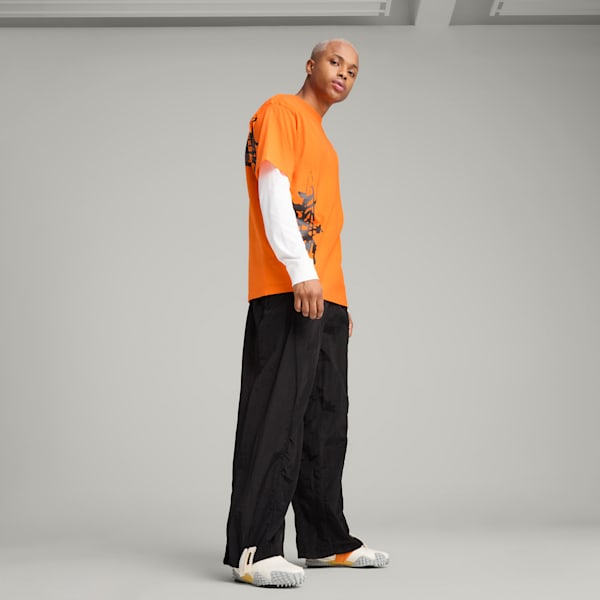PUMA x NACHO Men's Relaxed Fit Tee, Orange Glo, extralarge-IND