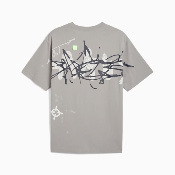 PUMA x NACHO Men's Relaxed Fit Tee, Concrete Gray, extralarge-IND