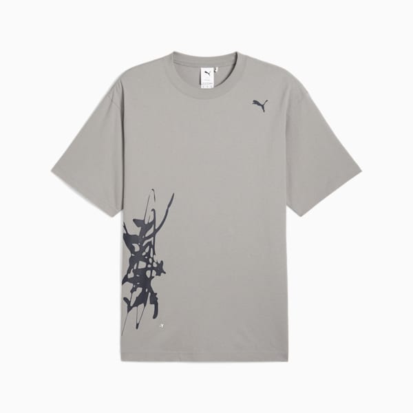 PUMA x NACHO Men's Relaxed Fit Tee, Concrete Gray, extralarge-IND