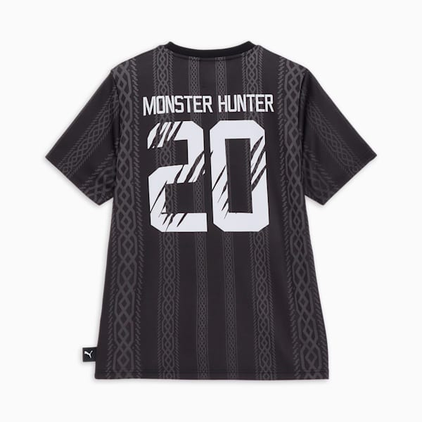 ユニセックス PUMA x モンスターハンター フットボール 半袖 Tシャツ, PUMA Black, extralarge-JPN