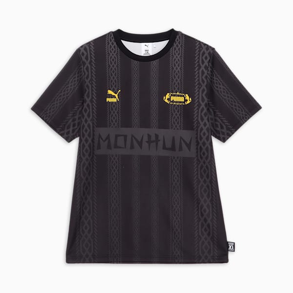 ユニセックス PUMA x モンスターハンター フットボール 半袖 Tシャツ, PUMA Black, extralarge-JPN